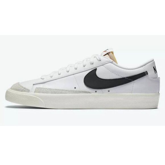 NIKE Blazer Low '77 'White Black Sail' Sneakers Size 13 - Picture 1 of 9